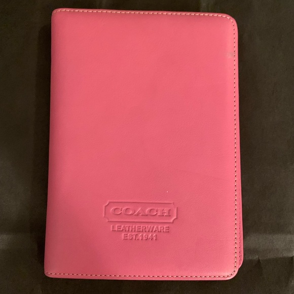 Coach Other - Coach pink leather photo album